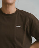 AUREI Camiseta Oversize Espalda Aurei - Marrón Chocolate
