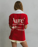 AUREI Camiseta Oversize Espalda Aurei - Rojo Aurei