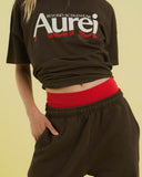 AUREI Front Oversized T-shirt - Chocolate Brown