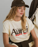 AUREI Front Oversized T-shirt - Butter