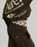 AUREI Jogger Básico Aurei - Marrón Chocolate