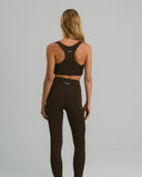 AUREI Legging Básico Aurei - Marrón Chocolate