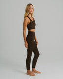 AUREI Legging Básico Aurei - Marrón Chocolate