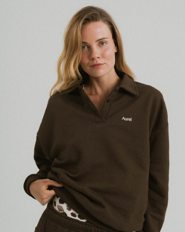 Aurei Basic Polo Sweatshirt