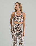 AUREI Top Básico deportivo - Estampado Leopardo